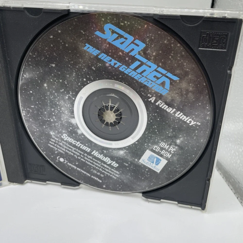 Star Trek: The Next Generation "A Final Unity" PC CD-ROM Retro Game - Picture 3 of 5
